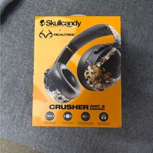 Skullcandy Crusher ANC 2 Headphones - Realtree Camo Brand new